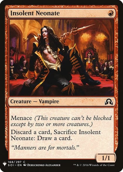 Insolent Neonate, The List Reprints 168