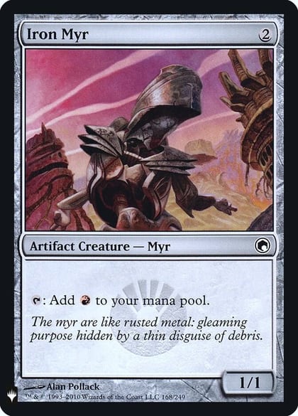 Iron Myr, The List Reprints 168