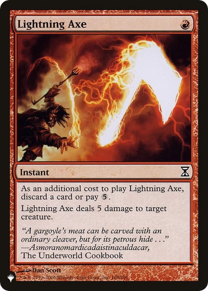 Lightning Axe, The List Reprints 168/301