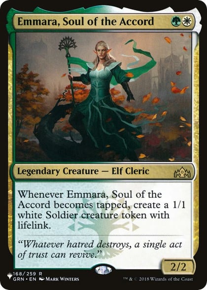 Emmara, Soul of the Accord, The List Reprints 168