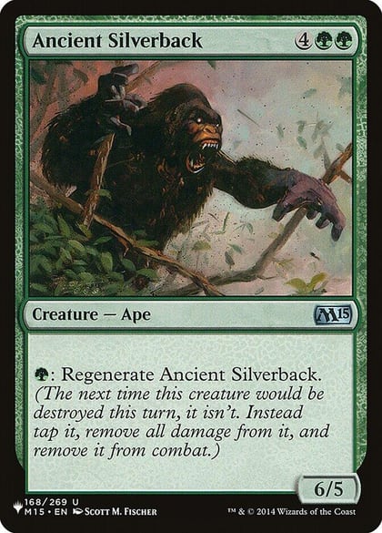 Ancient Silverback, The List Reprints 168/269