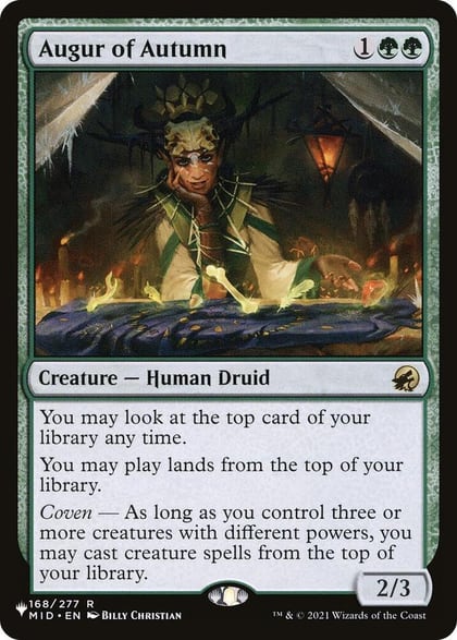 Augur of Autumn, The List Reprints 168/277