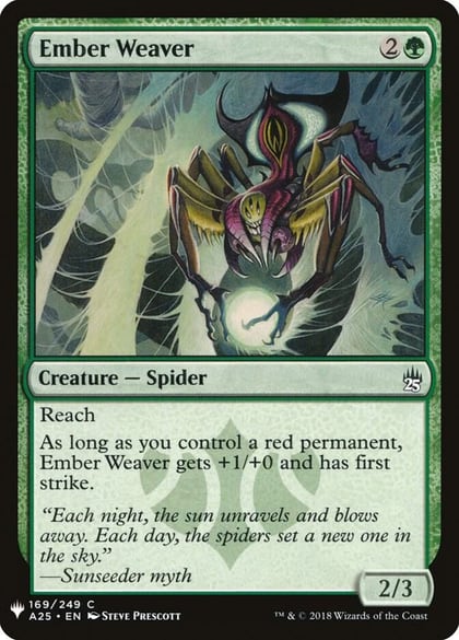 Ember Weaver, The List Reprints 169