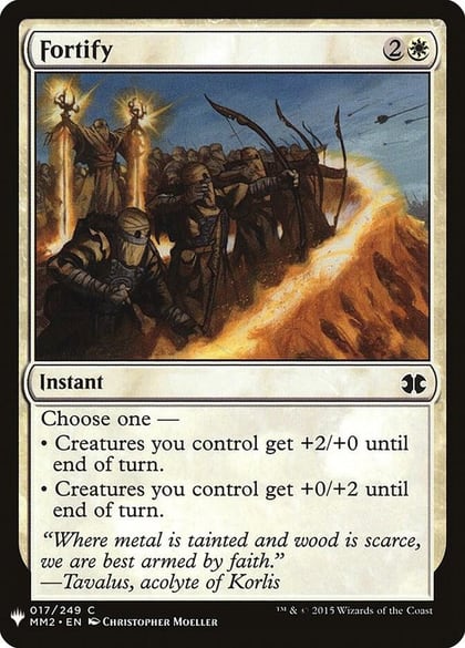 Fortify, The List Reprints 17