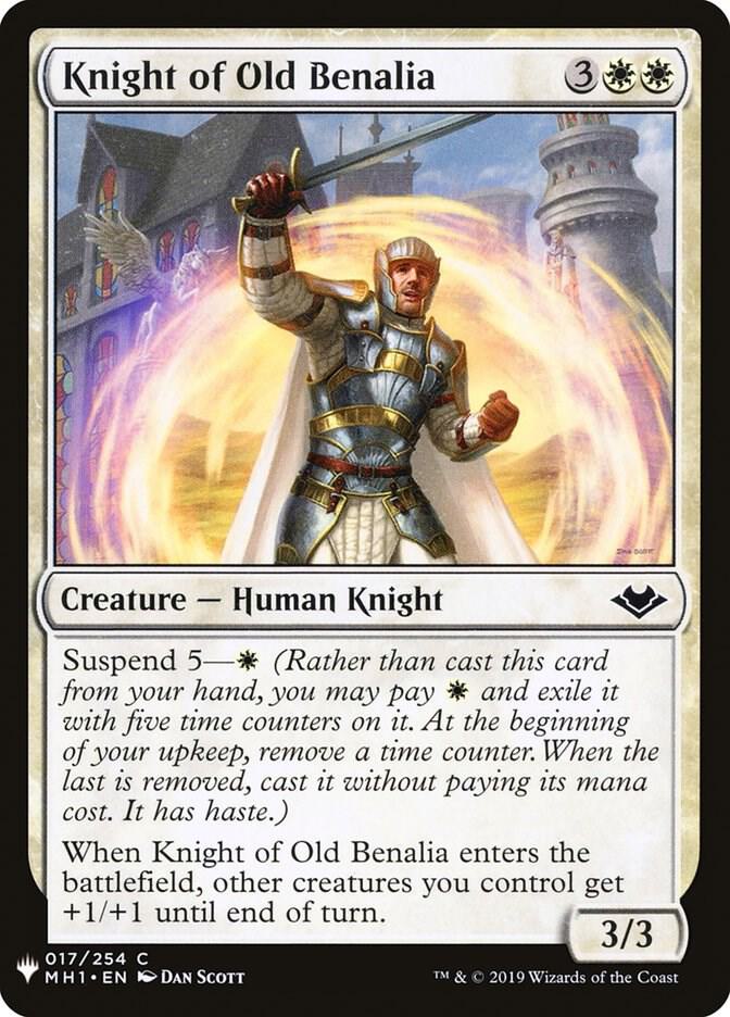 Knight of Old Benalia, The List Reprints 17