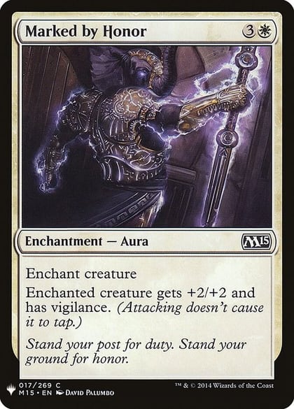 Marked by Honor, The List Reprints 17