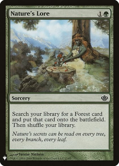 Nature's Lore (DDD), The List Reprints 17