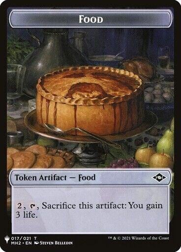 Food // Golem Double-sided Token, The List Reprints 17 // 27
