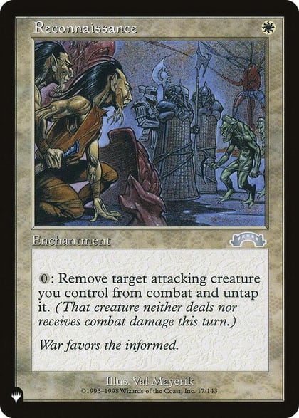 Reconnaissance, The List Reprints 17/143