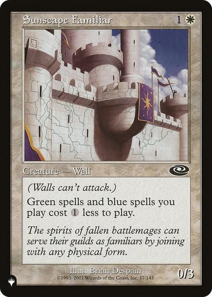 Sunscape Familiar, The List Reprints 17/143