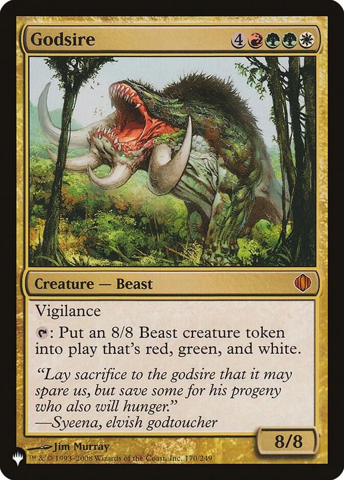 Godsire, The List Reprints 170/249