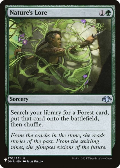 Nature's Lore (DMR), The List Reprints 170/261