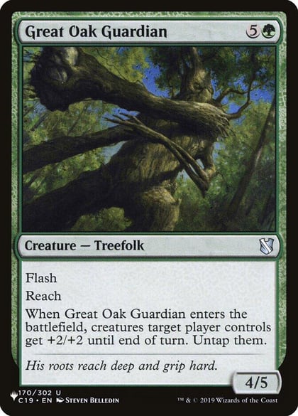 Great Oak Guardian, The List Reprints 170/302