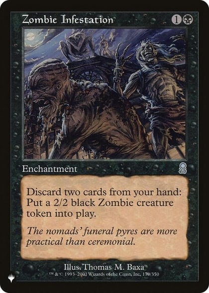 Zombie Infestation, The List Reprints 170/350