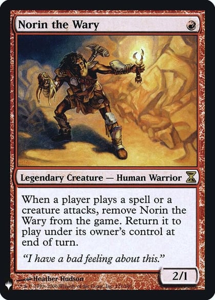 Norin the Wary, The List Reprints 171