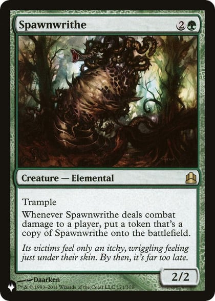 Spawnwrithe, The List Reprints 171/318