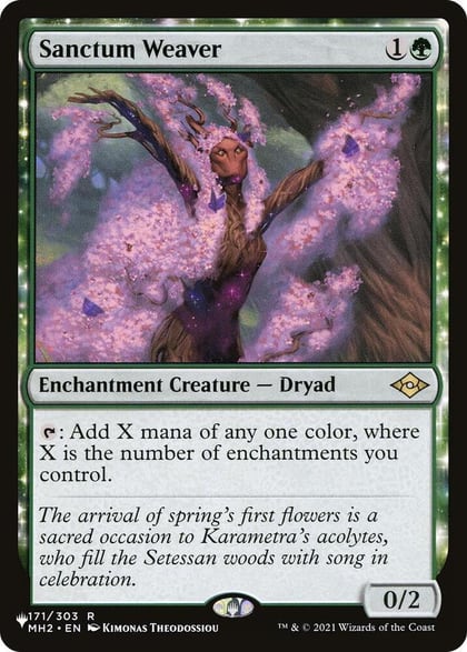 Sanctum Weaver, The List Reprints 171/303