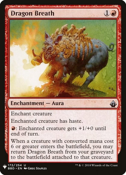 Dragon Breath, The List Reprints 172