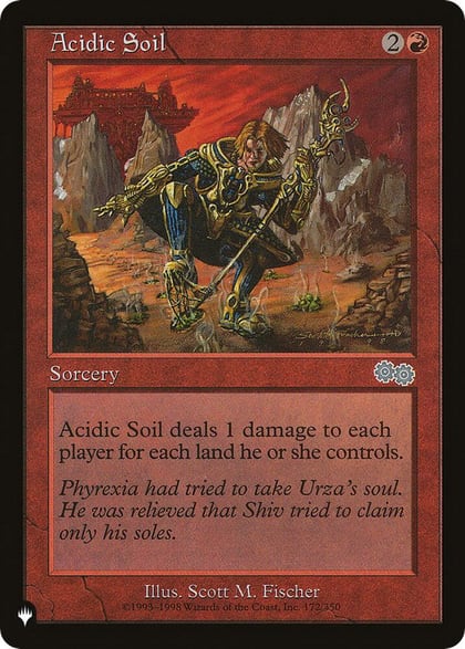Acidic Soil, The List Reprints 172/350