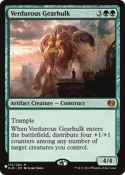 Verdurous Gearhulk, The List Reprints 172/264