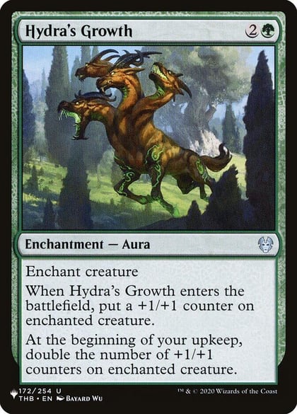 Hydra's Growth, The List Reprints 172/254