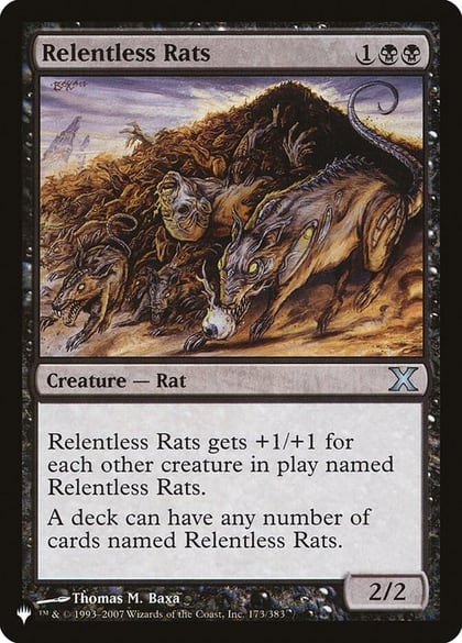 Relentless Rats, The List Reprints 173/383