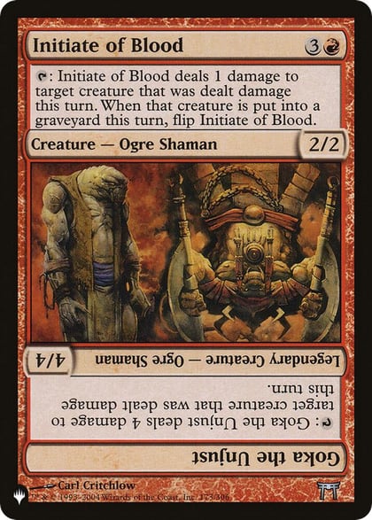 Initiate of Blood // Goka the Unjust, The List Reprints 173/306