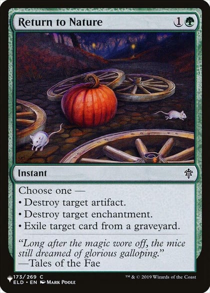 Return to Nature, The List Reprints 173/269