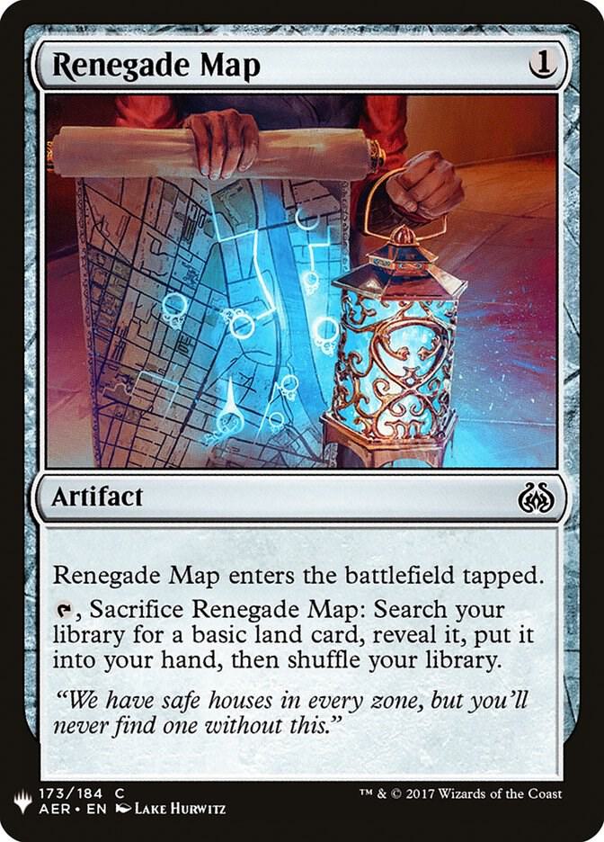 Renegade Map, The List Reprints 173