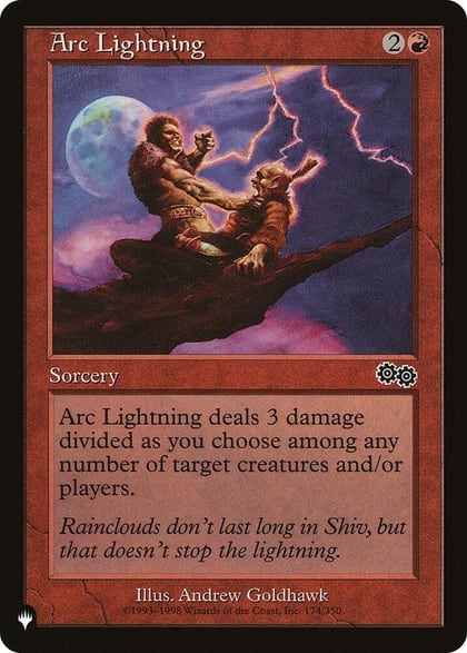 Arc Lightning, The List Reprints 174/350