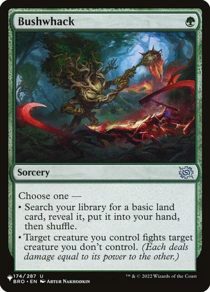 Bushwhack, The List Reprints 174/012