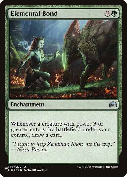Elemental Bond, The List Reprints 174/272