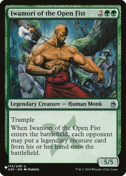 Iwamori of the Open Fist, The List Reprints 174/249