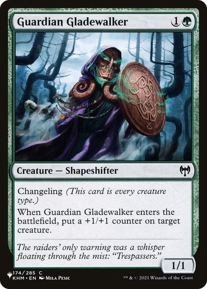 Guardian Gladewalker, The List Reprints 174/285