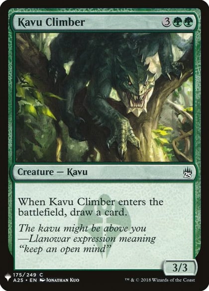 Kavu Climber, The List Reprints 175