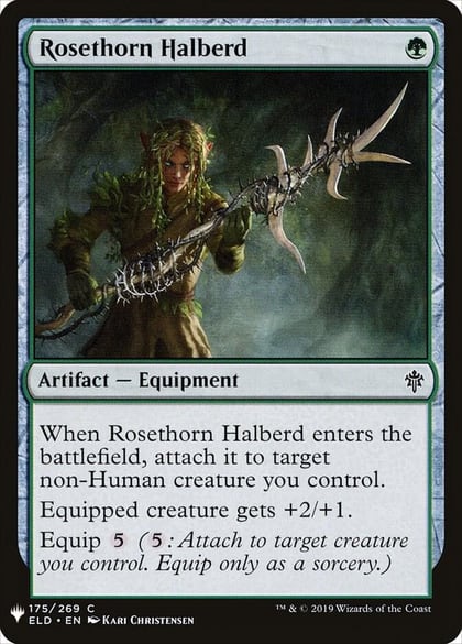 Rosethorn Halberd, The List Reprints 175