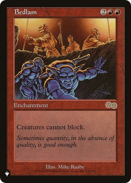 Bedlam, The List Reprints 175/350