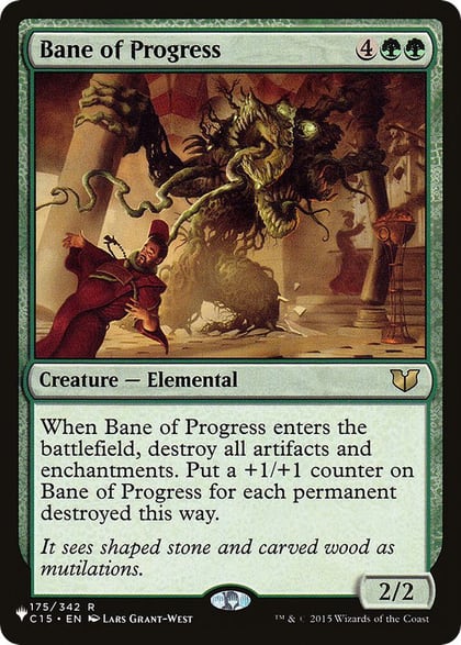 Bane of Progress, The List Reprints 175/342