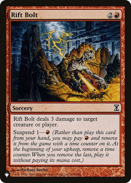 Rift Bolt, The List Reprints 176/301