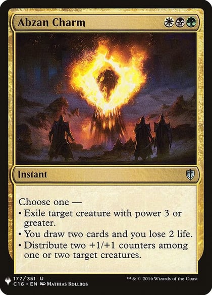 Abzan Charm, The List Reprints 177