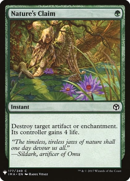Nature's Claim, The List Reprints 177