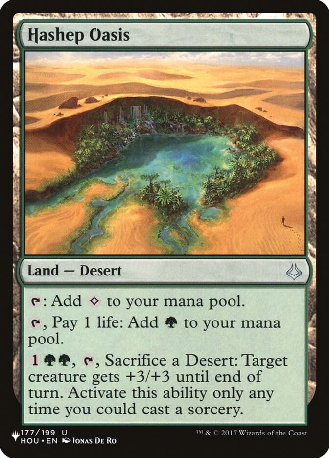 Hashep Oasis, The List Reprints 177/199