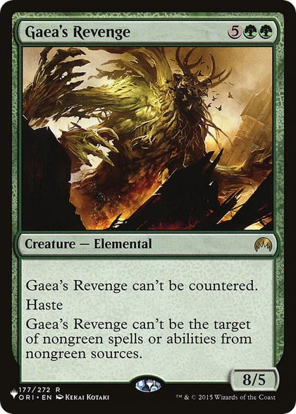 Gaea's Revenge, The List Reprints 177/272