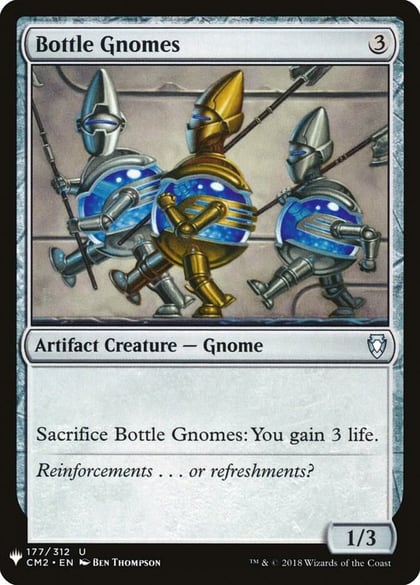 Bottle Gnomes (CM2), The List Reprints 177