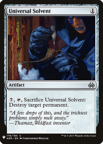 Universal Solvent, The List Reprints 178