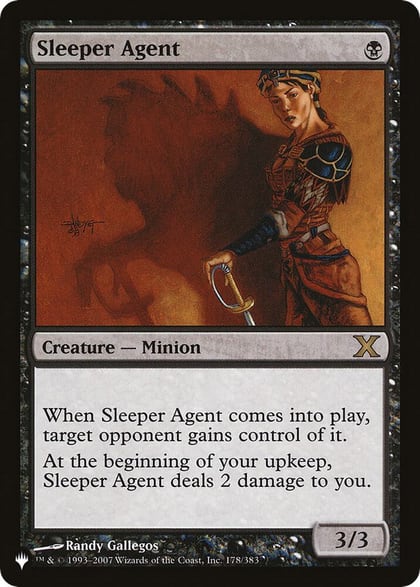 Sleeper Agent, The List Reprints 178/383
