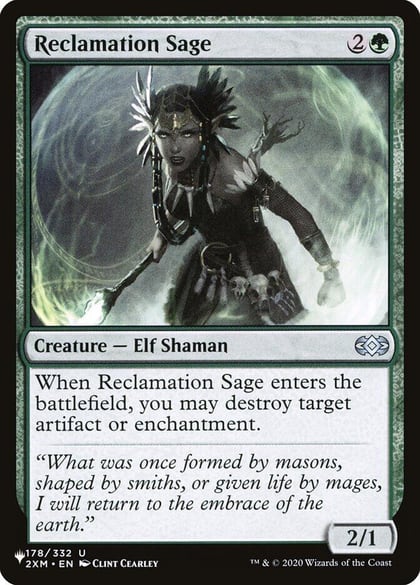 Reclamation Sage (2XM), The List Reprints 178/332