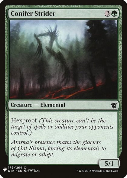 Conifer Strider, The List Reprints 179
