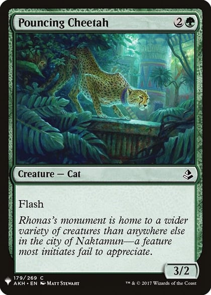 Pouncing Cheetah, The List Reprints 179