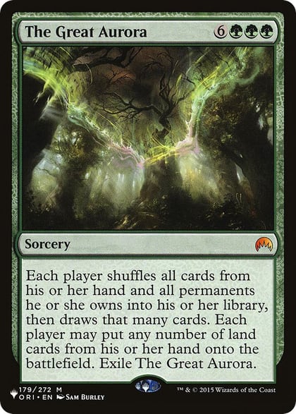 The Great Aurora, The List Reprints 179/272